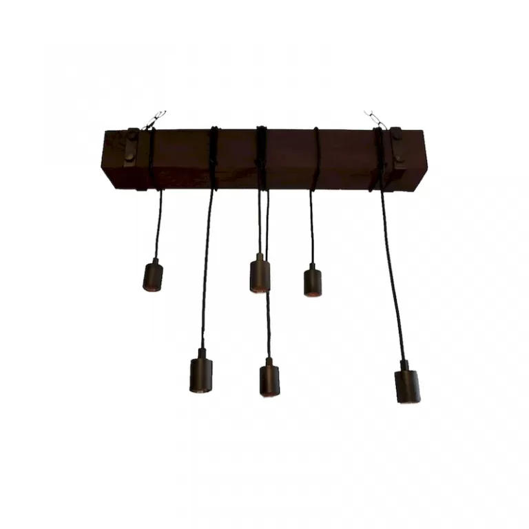 Barra Tronco con Bombillos Vintage